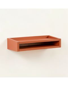 Glen Bend Wall-Mounted Shelf - Terracotta (synthetic illustration; no displayed measurements)