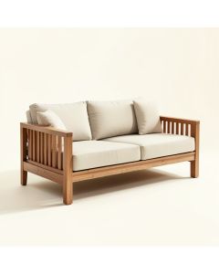 Cosimo Patio Sofa With Cushions (synthetic illustration; no displayed measurements)