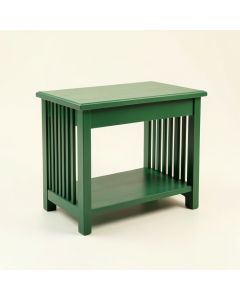 Dawn Bend Small Writing Desk - Green (synthetic illustration; no displayed measurements)