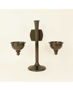 3 Piece Metal Wall Sconce Holder Set (synthetic illustration; no displayed measurements)