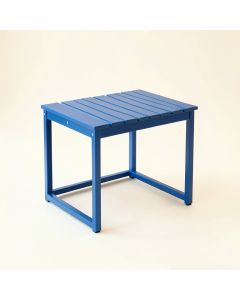 Linden Bend Compact Balcony Table - Blue (synthetic illustration; no displayed measurements)