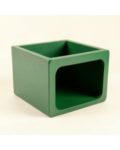 Ridge Falls Empty Furniture-Style Litter Enclosure - Green (synthetic illustration; no displayed measurements)