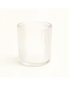 Vale Canyon Empty Candle Holder - White (synthetic illustration; no displayed measurements)