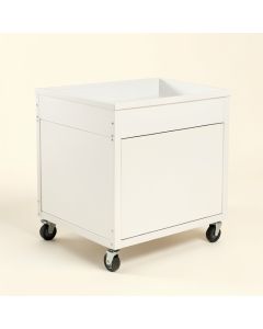 Laurel Bluff Empty Rolling Workshop Cart - White (synthetic illustration; no displayed measurements)