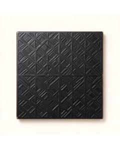 Harbor Arc Uninstalled Square Decorative Tile - Black (synthetic illustration; no displayed measurements)
