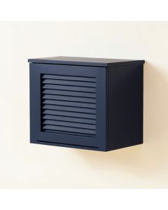 Ridge Dale Wall-Mounted Entry Cabinet - Navy (synthetic illustration; no displayed measurements)
