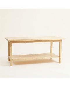 Lake Brook Empty Workshop Workbench - Ivory (synthetic illustration; no displayed measurements)