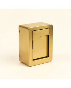Brass Mail Slot (synthetic illustration; no displayed measurements)