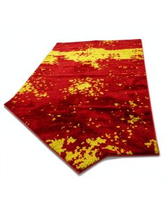 Brooksville Abstract Red/Yellow Rug (synthetic illustration; no displayed measurements)