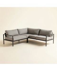 Mireya Patio Sectional With Cushions (synthetic illustration; no displayed measurements)