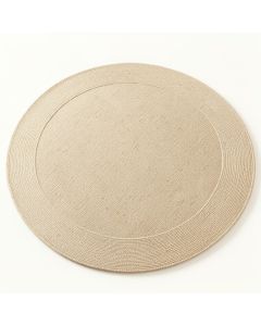 Cove Crest Round Area Rug - Beige (synthetic illustration; no displayed measurements)