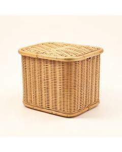 Bamboo Laundry Hamper Basket (synthetic illustration; no displayed measurements)
