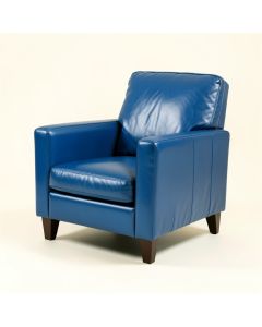 Copola 41 '' Wide Top Grain Leather Armchair (synthetic illustration; no displayed measurements)