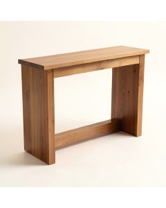 15 '' Solid Wood Console Table (synthetic illustration; no displayed measurements)
