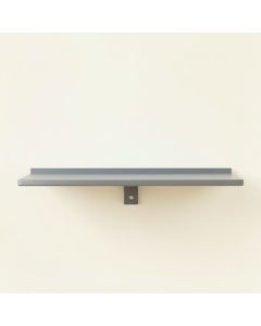 Pine Branch Wall-Mounted Shelf - Gray (synthetic illustration; no displayed measurements)