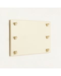 Harbor Dale Empty Wall-Mounted Tool Organizer Panel - Cream (synthetic illustration; no displayed measurements)