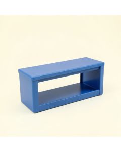 Spruce Bridge Narrow Outdoor Storage Bench - Blue (synthetic illustration; no displayed measurements)