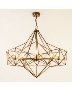 Stamford 1 - Light Unique / Statement Geometric Led Chandelier (synthetic illustration; no displayed measurements)