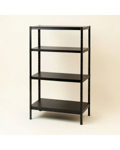 River Bridge Empty Seed-Starting Shelving Unit Without Lights - Black (synthetic illustration; no displayed measurements)