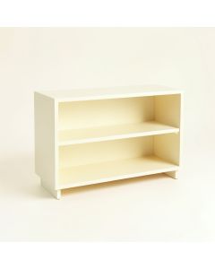 Elm Bridge Low Bookcase - Ivory (synthetic illustration; no displayed measurements)