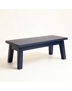 Hill Dale Indoor Bench - Navy (synthetic illustration; no displayed measurements)