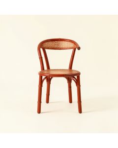 Sage Arc Small Chair - Terracotta (synthetic illustration; no displayed measurements)