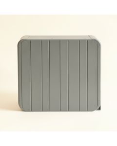 Fern Bluff Narrow Outdoor Storage Bench - Gray (synthetic illustration; no displayed measurements)