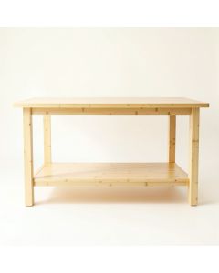 Shore Canyon Empty Workshop Workbench - Ivory (synthetic illustration; no displayed measurements)