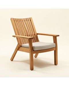 Adalhard Teak Patio Chair (synthetic illustration; no displayed measurements)