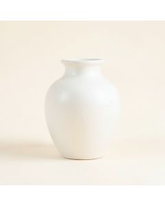 Moss Bridge Empty Decorative Vase - White (synthetic illustration; no displayed measurements)