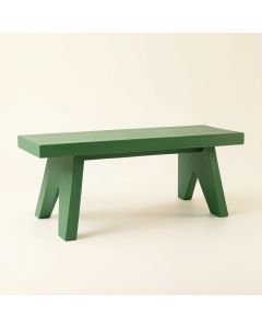 Meadow Canyon Indoor Bench - Green (synthetic illustration; no displayed measurements)