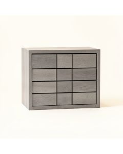 Rowan Brook Small-Parts Storage Drawer Cabinet - Gray (synthetic illustration; no displayed measurements)
