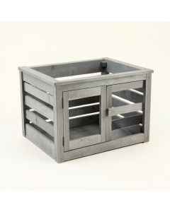 Briar Crest Empty Furniture-Style Pet Crate - Gray (synthetic illustration; no displayed measurements)