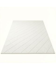 Holly Bridge Rectangular Area Rug - White (synthetic illustration; no displayed measurements)