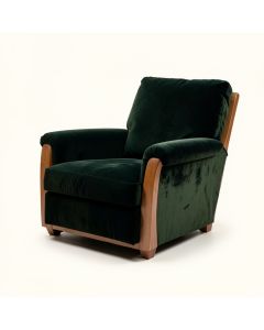 Pouliot 29.3 '' Wide Velvet Manual Rocker Standard Recliner (synthetic illustration; no displayed measurements)