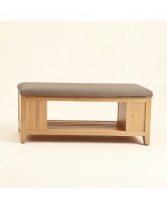 Warwickshire Wood Storage Bench (synthetic illustration; no displayed measurements)