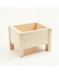Holly Brook Empty Raised Planter - Ivory (synthetic illustration; no displayed measurements)