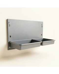 Glen Crest Empty Wall-Mounted Tool Organizer Panel - Gray (synthetic illustration; no displayed measurements)