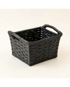 Olive Bluff Empty Storage Basket - Black (synthetic illustration; no displayed measurements)