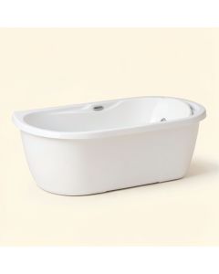 Siglo 41 '' X 41 '' Freestanding Soaking Acrylic Bathtub With Integrated Seat (synthetic illustration; no displayed measurements)