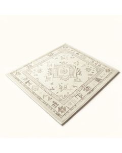 Rodeo Bohemian Aztec Tribal Ivory Rug (synthetic illustration; no displayed measurements)