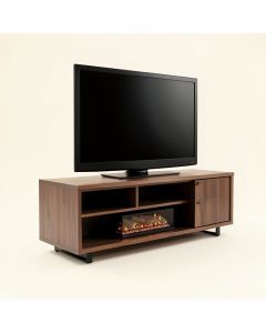 Kohn Tv Stand For Tvs Up To 65 '' With Electric Fireplace Included (synthetic illustration; no displayed measurements)