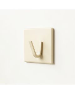 Moss Bend Wall-Mounted Robe Hook - Ivory (synthetic illustration; no displayed measurements)