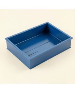 Birch Bridge Empty Under-Desk Cable Tray - Blue (synthetic illustration; no displayed measurements)