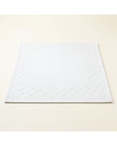 Oak Canyon Rectangular Outdoor Rug - White (synthetic illustration; no displayed measurements)