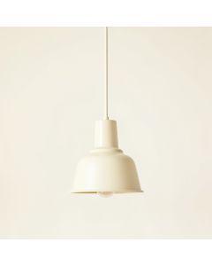 Ash Brook Pendant Light Suspended From One Plain Cable - Ivory (synthetic illustration; no displayed measurements)