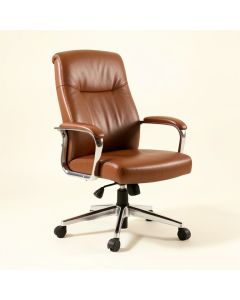 Cimmero Genuine Leather Conference Chair (synthetic illustration; no displayed measurements)