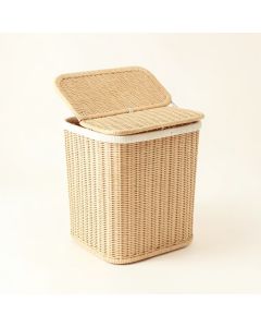 Wren Crest Laundry Hamper - Cream (synthetic illustration; no displayed measurements)
