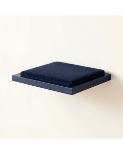 Ash Bluff Wall-Mounted Cat Perch - Navy (synthetic illustration; no displayed measurements)