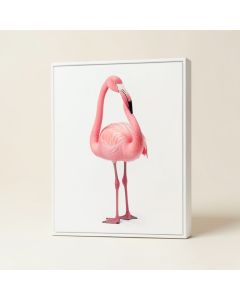 Flamingos 13 By Suren Nersisyan - Wrapped Canvas Print (synthetic illustration; no displayed measurements)